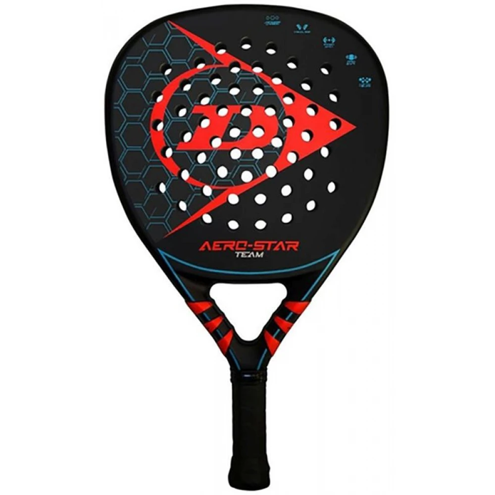 Dunlop Aero-Star Team Padel Racket (Black/Orange)