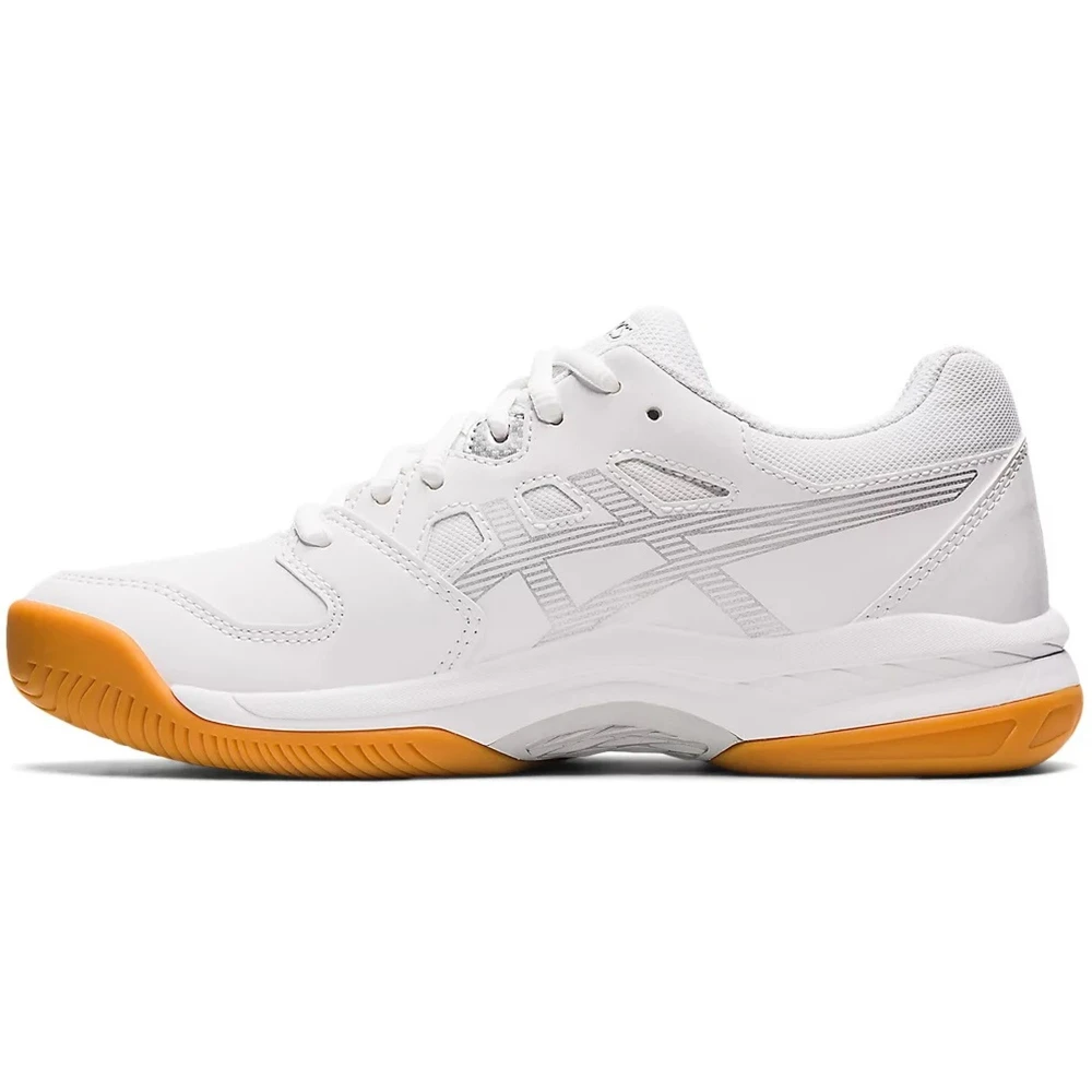 Asics Women’s Gel-Renma Pickleball Shoes (White/Pure Silver) - Image 2