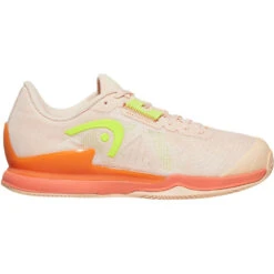 Head Women’s Sprint Pro 3.5 Pickleball Shoes (Salmon/Lime)
