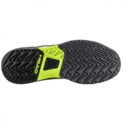 Head Junior Revolt Pro 4.0 Pickleball Shoes (Black/Yellow) -Pickleball Supplies 275002.PICKLEBALL head revolt pro 4 0 juniors pickleball shoes black yellow sole 1000 1000