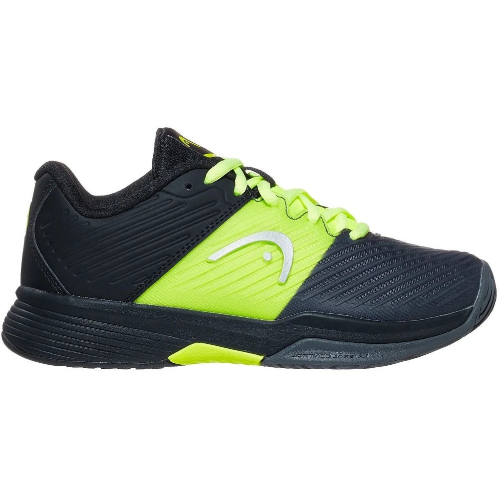 Head Junior Revolt Pro 4.0 Pickleball Shoes (Black/Yellow)