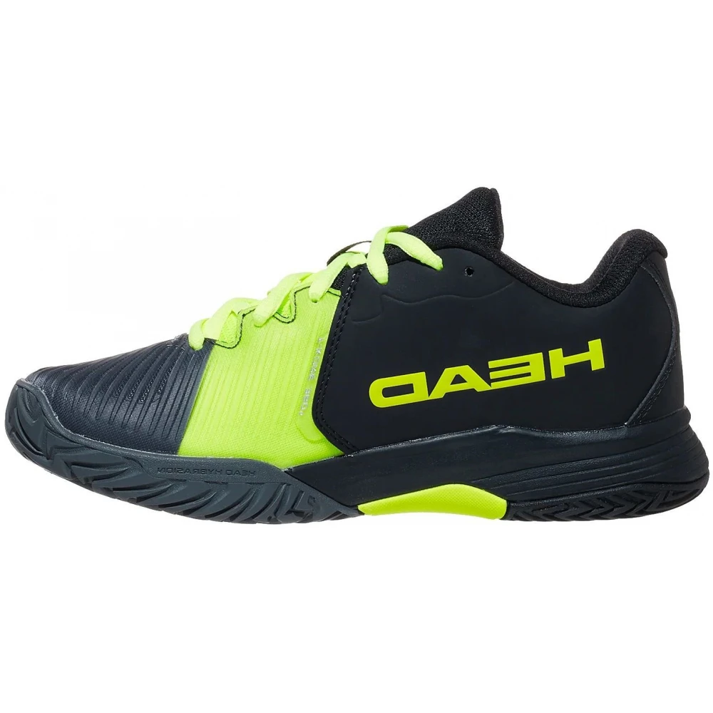 Head Junior Revolt Pro 4.0 Pickleball Shoes (Black/Yellow) - Image 2