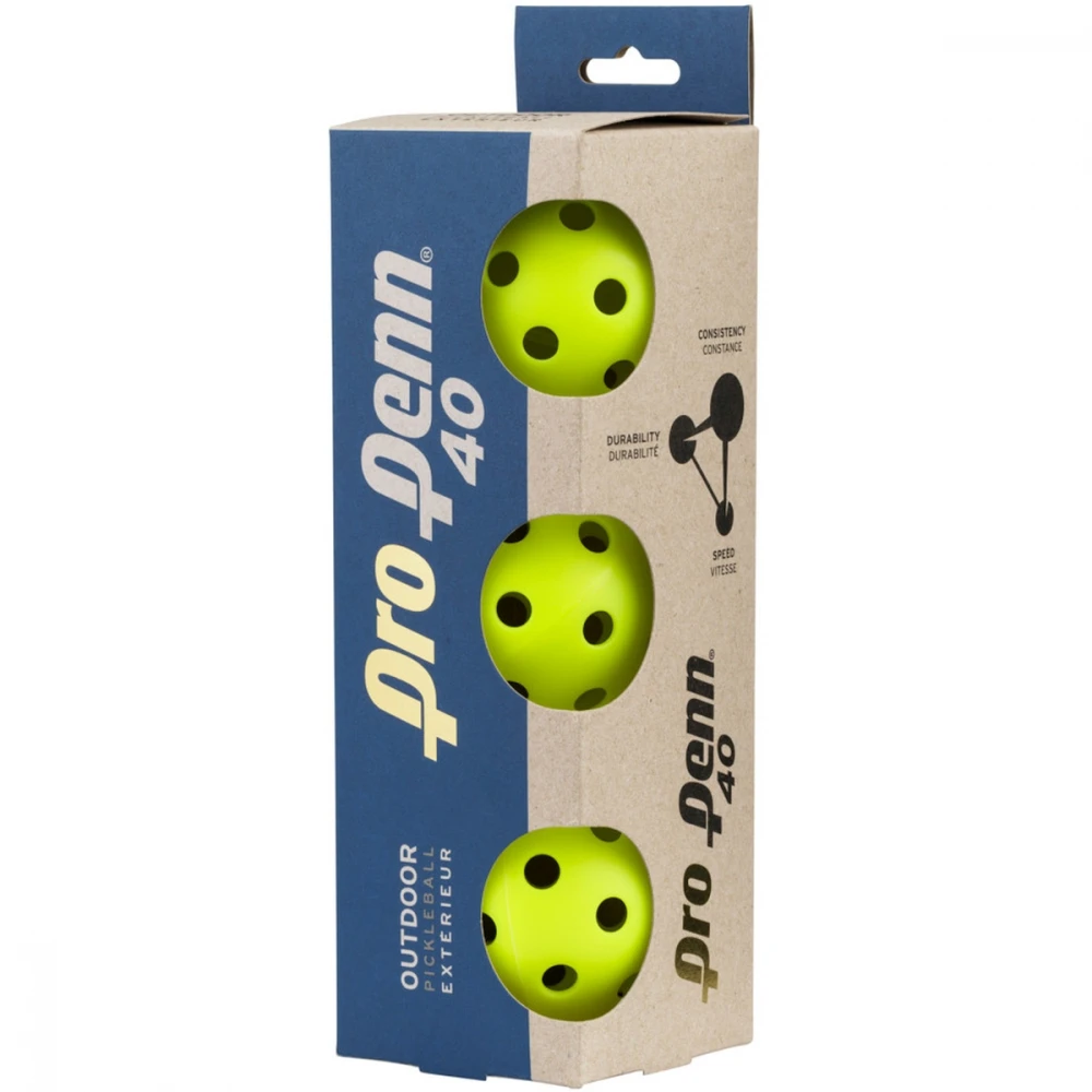 Head Pro Penn 40 Outdoor Pickleballs (3-Pack) 2 Head Pro Penn 40 Outdoor Pickleballs (3-Pack) - Image 2