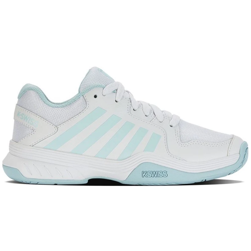 K-Swiss Women’s Court Express Pickleball Shoes (White/Blue Glow) 1 K-Swiss Women’s Court Express Pickleball Shoes (White/Blue Glow)