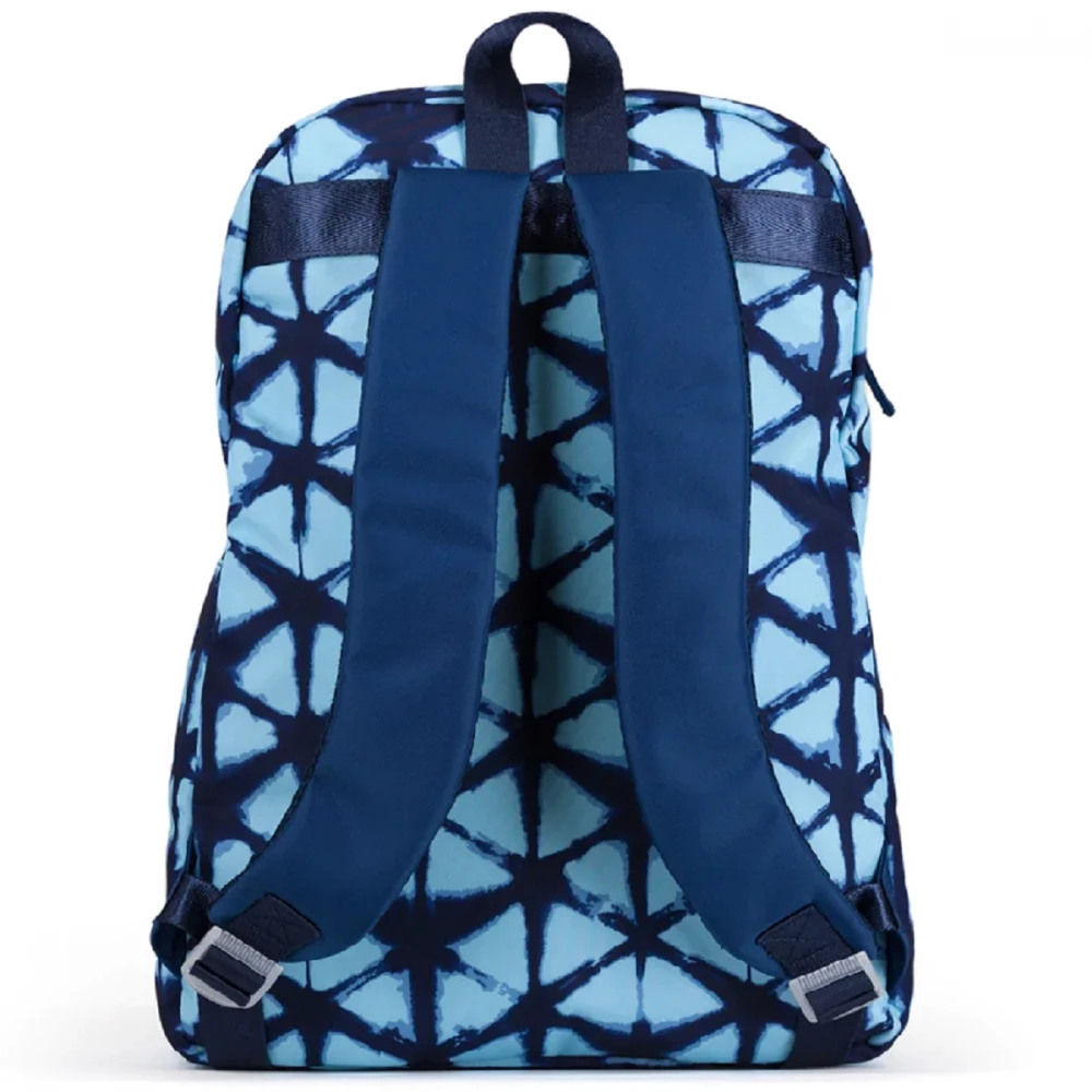 Ame & Lulu Drop Shot Pickleball Backpack (Blue Shibori) 2 Ame & Lulu Drop Shot Pickleball Backpack (Blue Shibori) - Image 2