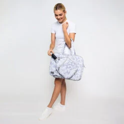 Ame & Lulu Pickleball Tote (Grey Camo) -Pickleball Supplies PBT197 Ame Lulu Pickleball Tote Grey Camo c min 1000 1000