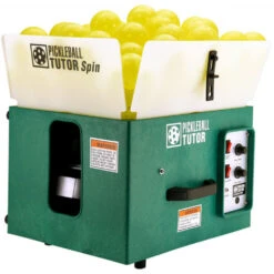 Sports Tutor Pickleball Tutor Spin Ultra Ball Machine (Right And Left Sidespin)