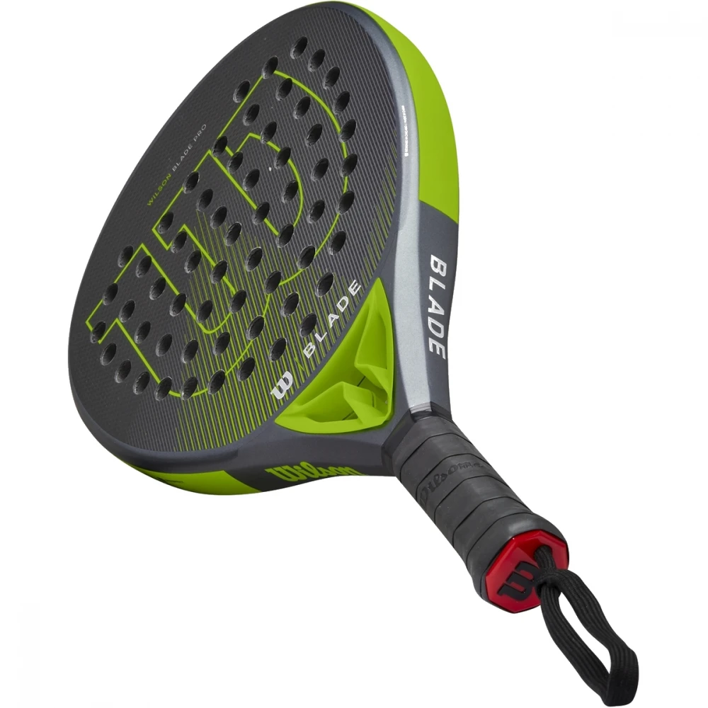 Wilson Blade Pro V2 Padel Racket (Black/Neon Green) - Image 2