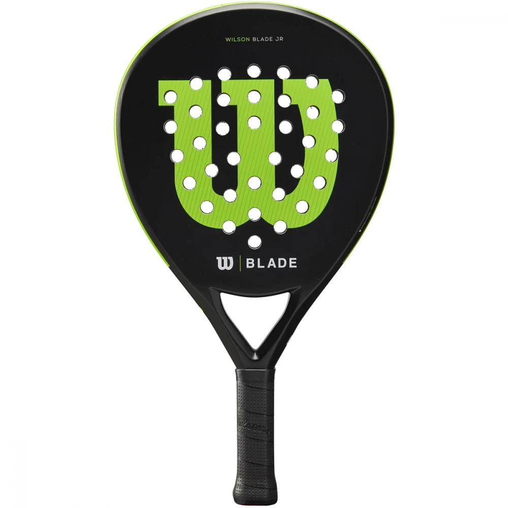 Wilson Blade Junior V2 Padel Racket (Black/Neon Green)