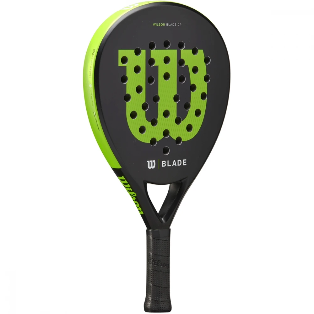 Wilson Blade Junior V2 Padel Racket (Black/Neon Green) - Image 2